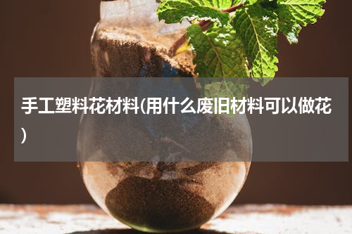 手工塑料花材料(用什么废旧材料可以做花)