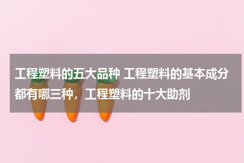 工程塑料的五大品种 工程塑料的基本成分都有哪三种，工程塑料的十大助剂