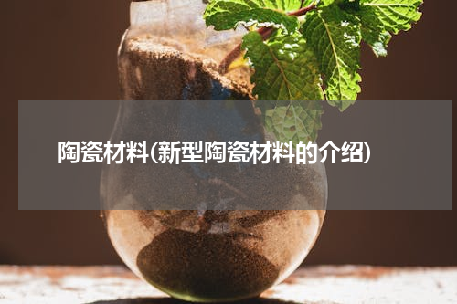 陶瓷材料(新型陶瓷材料的介绍)