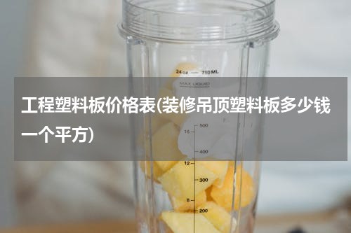工程塑料板价格表(装修吊顶塑料板多少钱一个平方)