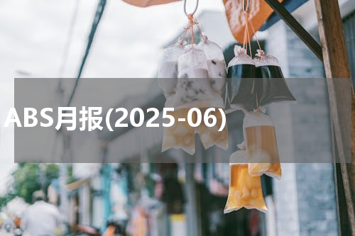 ABS月报(2025-06)